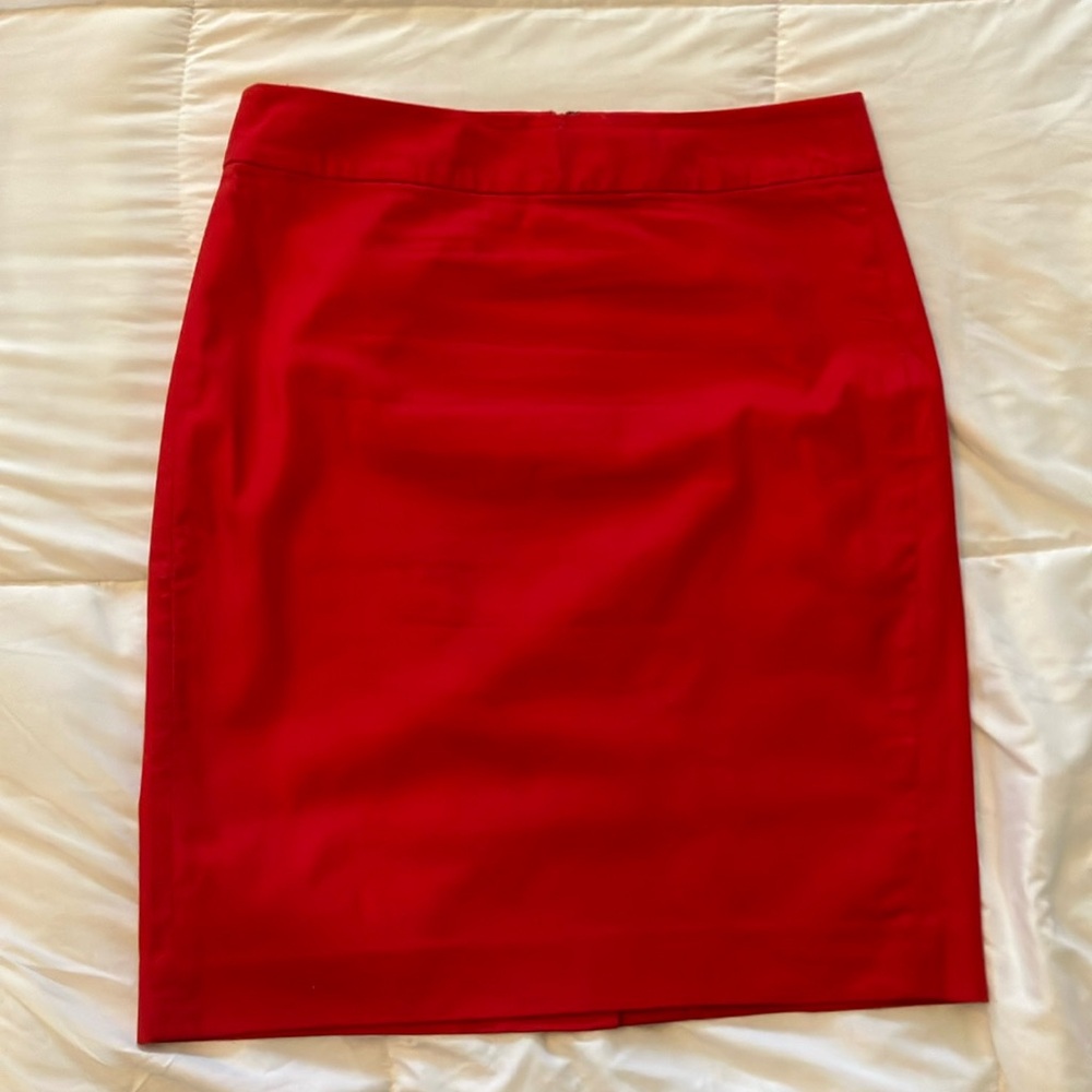 Red Pencil Skirt
